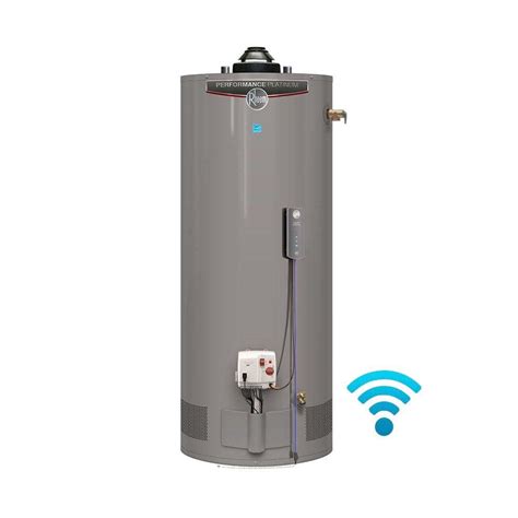 rheem performance platinum  gal short  year  btu energy star natural gas water heater