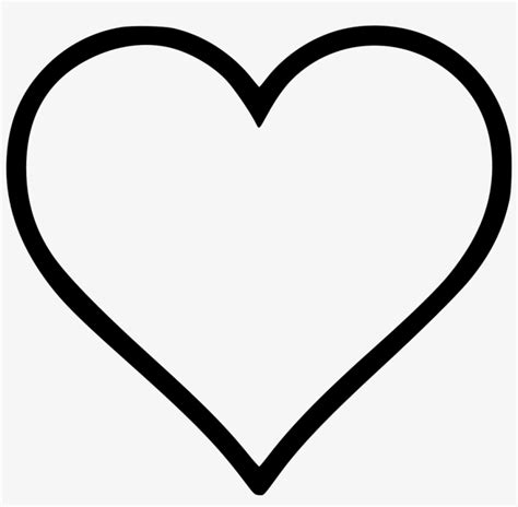 black heart outline png vector  emoji heart coloring pages