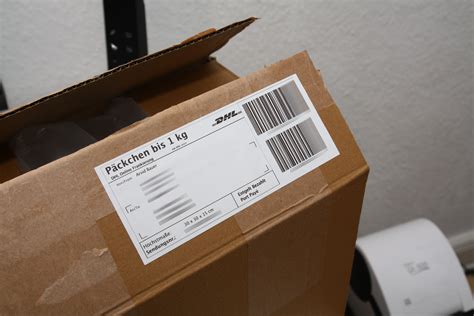 paketmarke fuer etikettendrucker data compression