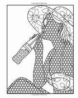 Coloring Pages Pop Books Girly Sheets Adult Mandala Zentangle Colouring Colorful Patterns Pattern Fashion sketch template