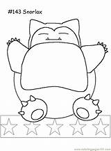 Snorlax Coloring Pages Pokemon Comments Template sketch template