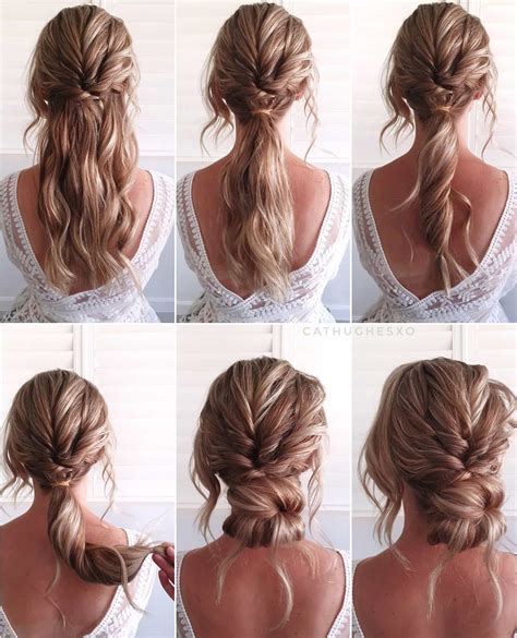 simple updo hairstyles  long straight hair  straight hairstyles