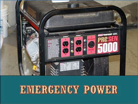 emergency power recommended products  provident prepper