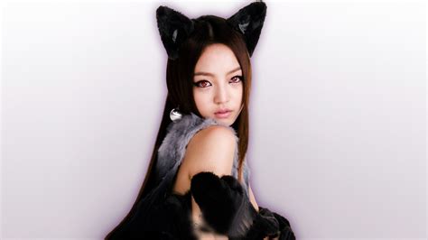 kara k pop cat ears women asian korean wallpapers hd desktop and