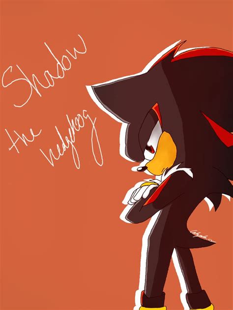shadow the hedgehog adorable emo in the sonic fandom 3 yes i did draw