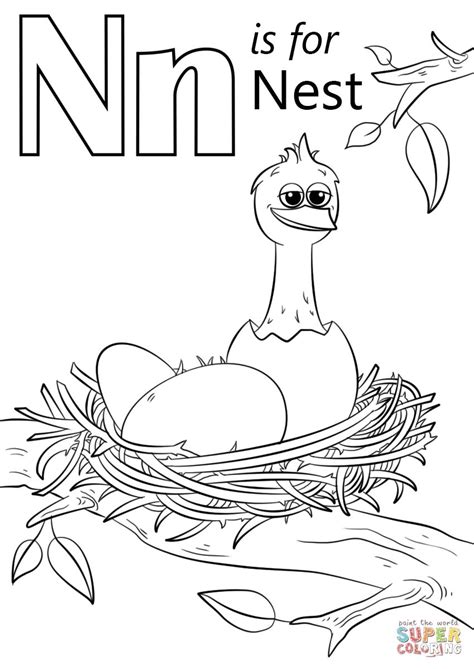 letter  coloring pages preschool collection