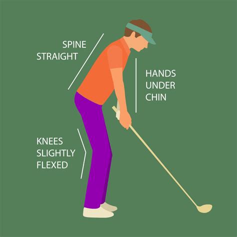 proper golf posture step  step guide