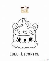 Coloring Noms Num Licorice Pages Lulu Printable Series Adults Kids sketch template