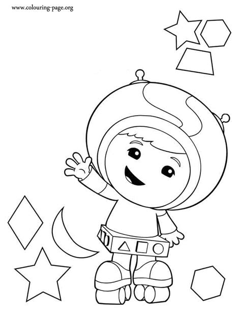 team umizoomi geo coloring page