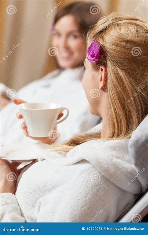 rest  wellness center stock photo image  lounger candle