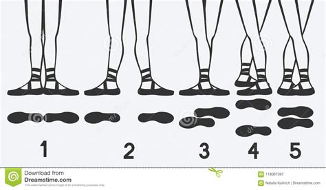 Sex Feet Positions Vector Illustration 33027822
