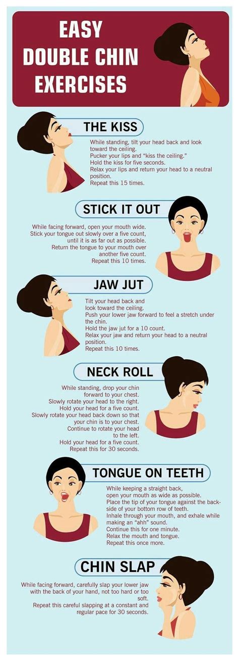 neck exercises  women double chin face yoga face yoga facial