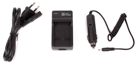 duragadget gopro hero  camera battery charger  eu mains  car adaptor ebay
