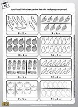 Tk Matematika Paud Kelas Mewarnai Soal Katabaca Materi Belajar Menit Hitung Latihan Disimpan Dari sketch template