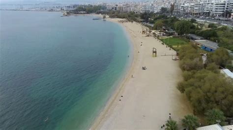 alimos beach athens greece alimos paralia aohna hubsan zino drone youtube