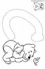 Alfabeto Pooh sketch template