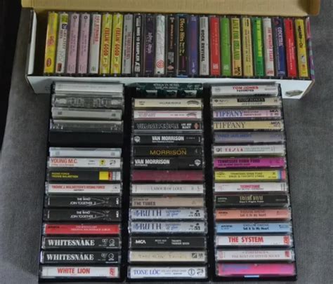 cassette tape sale ~ pick your lot ~ rock pop hip hop country 60s 70s