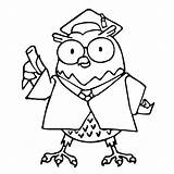 Clipart Owl Cartoon Coloring Pages Library Wise Owls Clip sketch template