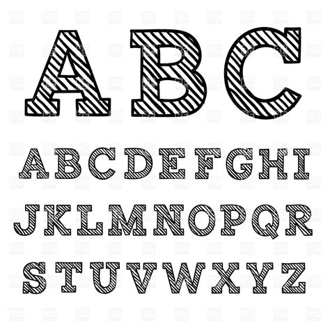 fonts   vector art images  graphic letters alphabet