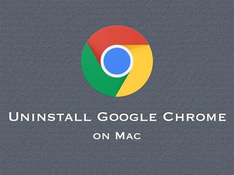 uninstall google chrome  mac