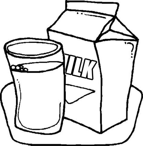 delicious milk  milk carton coloring page netart