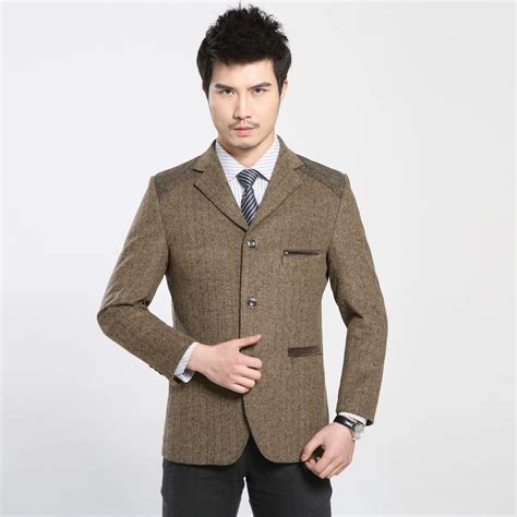 britishs style  brand blazer men casual suit mens blazers slim fit regular single breasted