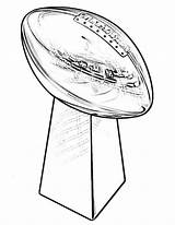 Coloring Trophy Bowl Pages Super Superbowl Printable Drawing Football Kids Sheet Colouring Party Coloringhome Comments Clipartmag Getdrawings Anycoloring Choose Board sketch template