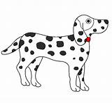 Dalmatian Spot Coloring Grady Colored Rose Color August 2010 Dogs sketch template