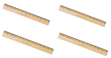 westcott  beveled edge wood ruler   hipsave