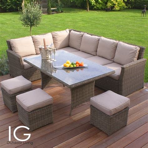 outdoor garden dining sets urban style design