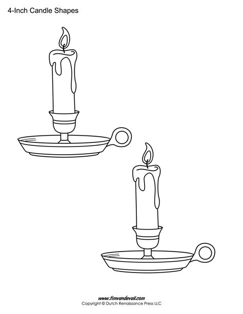 candle template printable tims printables