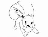 Eevee Pokemon Albanysinsanity sketch template