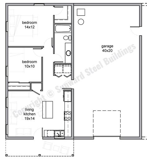 floor plan    bedroom apartment   attached bathroom  living room area