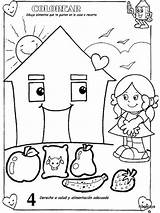 Nutrition Health Right Coloring Pages 為孩子的色頁 sketch template