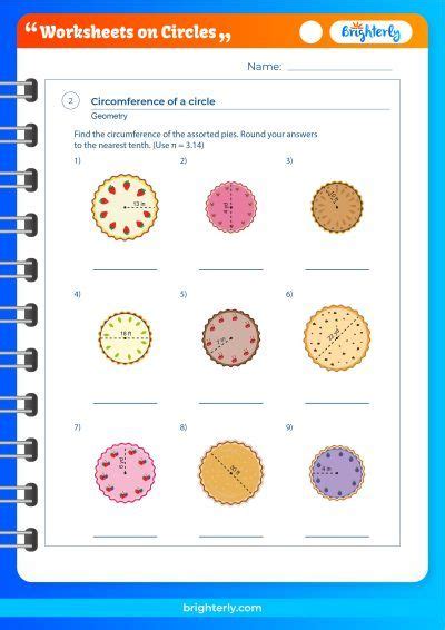 printable worksheets  circles  kids pdfs brighterlycom