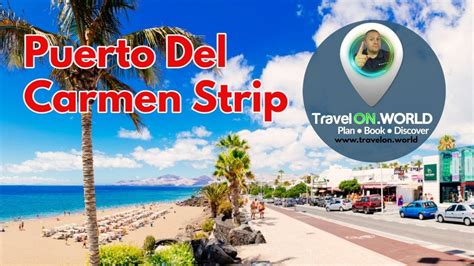 walk   puerto del carmen lanzarote strip october  great   lanzarote busier