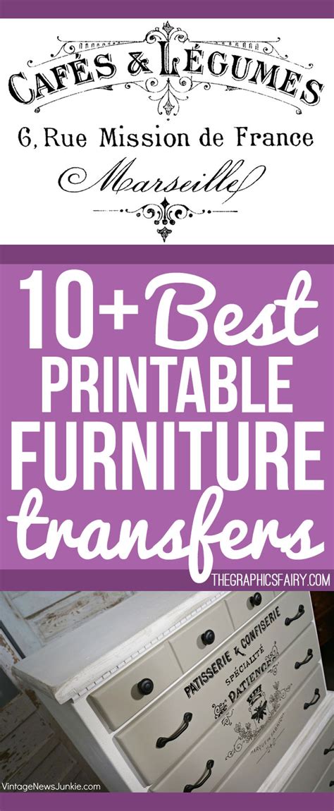 printable transfers  furniture   graphics fairy
