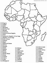 Map Africa Coloring Pages Getdrawings sketch template