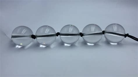40mm Glass Anal Beads Vaginal Balls Anal Plug Butt Women Crystal