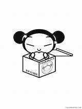 Coloring Pucca Pages Garu Coloring4free Printable Kids Animated Gifs Color Related Posts Coloringpages1001 Similar sketch template