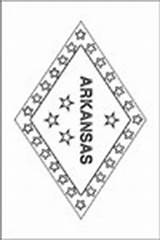 Coloring Pages Flag Arkansas Flags State Purplekittyyarns sketch template