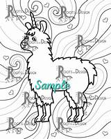 Llamacorn Coloring Pages Getdrawings Instant Drawing Getcolorings sketch template