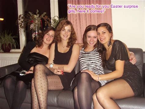 Titillating Tg Captions Easter Bunny Surprise