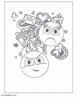 Emojis sketch template