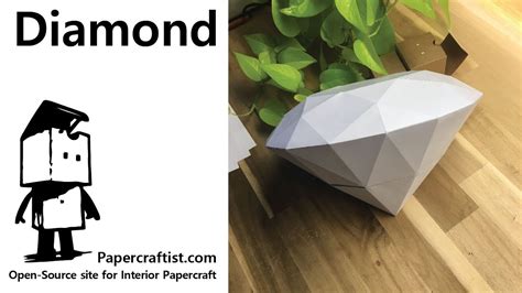 diamond papercraft youtube