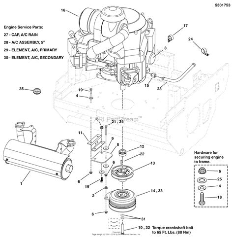 hp vanguard parts diagram alternator