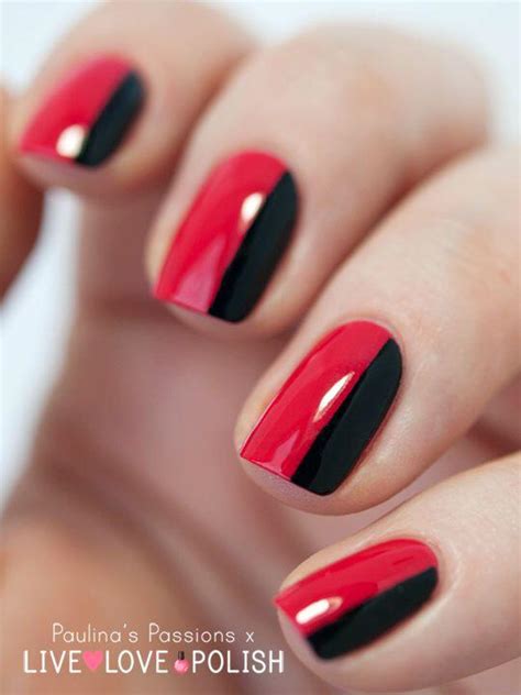 ideas  black  red nails page    stylishwomenoutfitscom