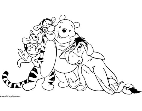 baby characters  winnie  pooh coloring pages winnie  pooh