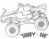 Monster Coloring Pages Digger Truck Grave Scooby Doo Jam Printable Sheets Print Getcolorings Drawing Color Choose Anniversary Getdrawings Fun Board sketch template