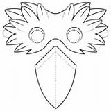 Mask Bird Beak Coloring Masks Printable Pages Eagle Rooster Para Supercoloring Mascaras Niños Birds Beaks Carton Crafts Paper Drawing sketch template